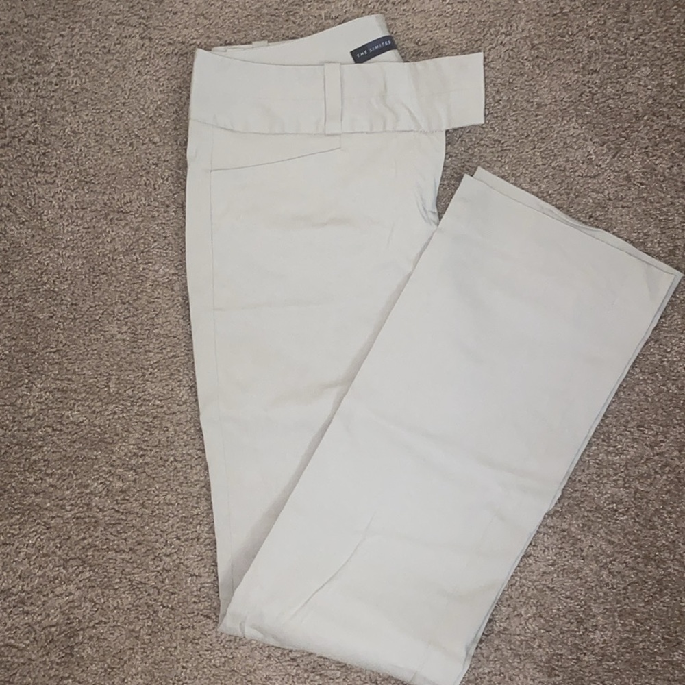 The Limited. Size 8R beige dress pant.